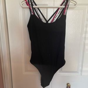 Victoria Sport Black Bodysuit